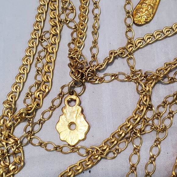 02-04-24_nor4096_base__93866.  Bijou Multi-Layered Gold Cross Necklace: